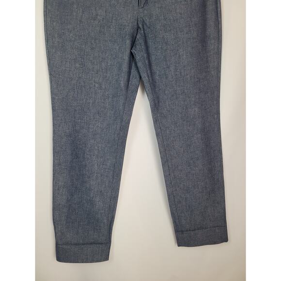Banana Republic Sloan Fit Denim Style Straight Leg Ankle Crop Pants Sz 6 Petite - Picture 3 of 10